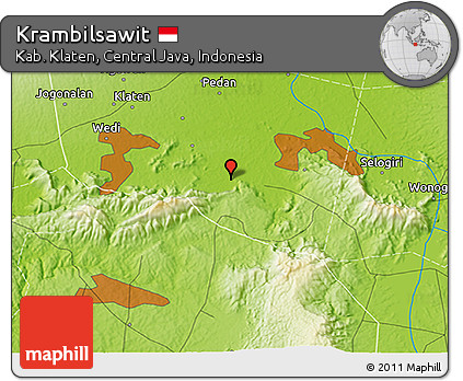 Physical 3D Map of Krambilsawit