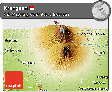 Physical 3D Map of Krangean