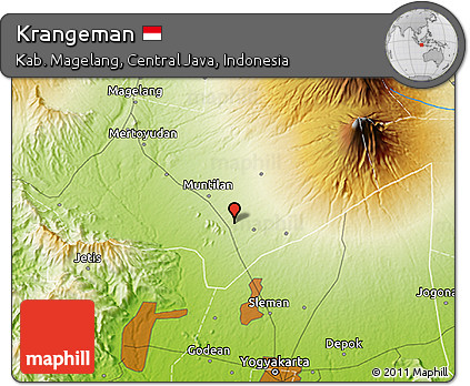 Physical 3D Map of Krangeman