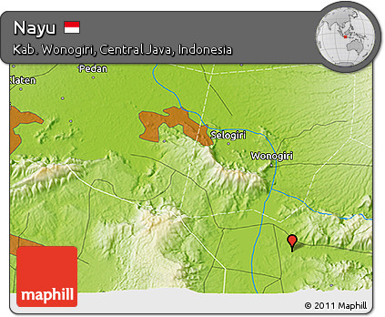 Physical 3D Map of Nayu