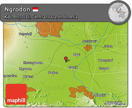 Physical 3D Map of Ngrodon