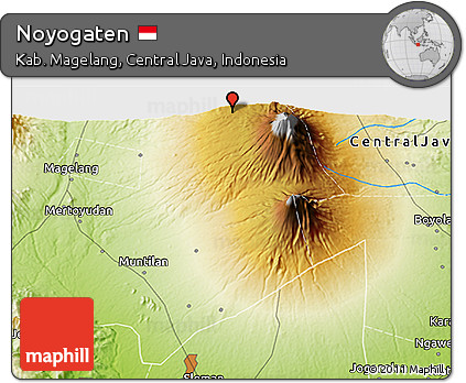 Physical 3D Map of Noyogaten