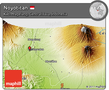 Physical 3D Map of Noyotitan