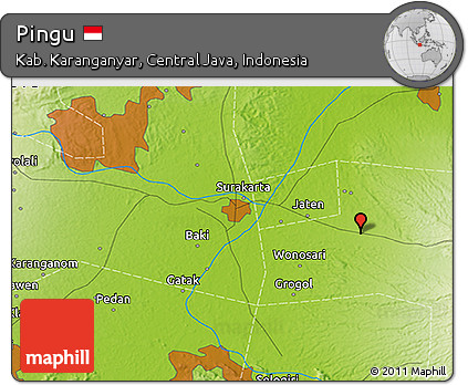 Physical 3D Map of Pingu