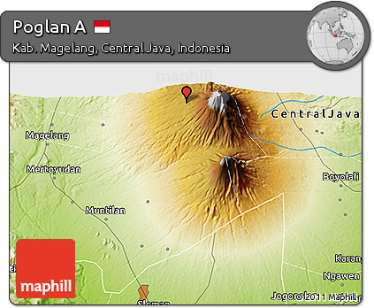 Physical 3D Map of Poglan A