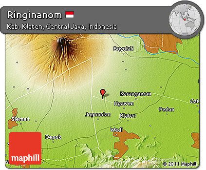 Physical 3D Map of Ringinanom