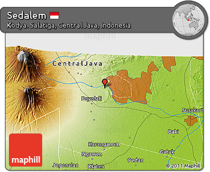 Physical 3D Map of Sedalem