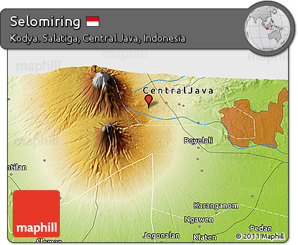 Physical 3D Map of Selomiring