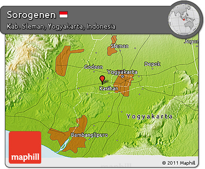 Physical 3D Map of Sorogenen