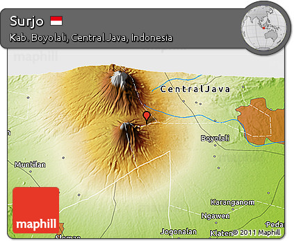 Physical 3D Map of Surjo