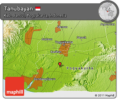 Physical 3D Map of Tanubayan