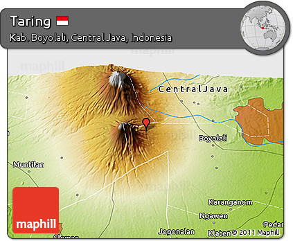 Physical 3D Map of Taring