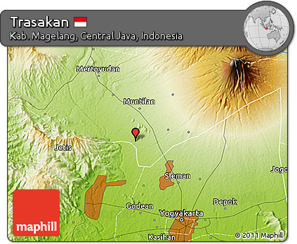 Physical 3D Map of Trasakan