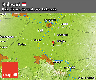Physical 3D Map of Balesari