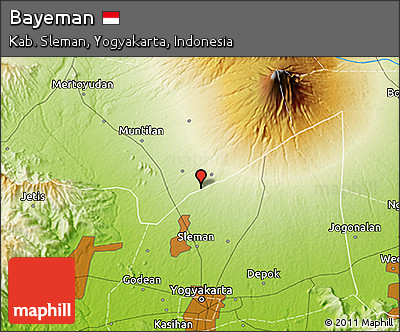 Physical 3D Map of Bayeman