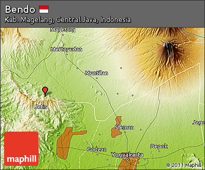 Physical 3D Map of Bendo