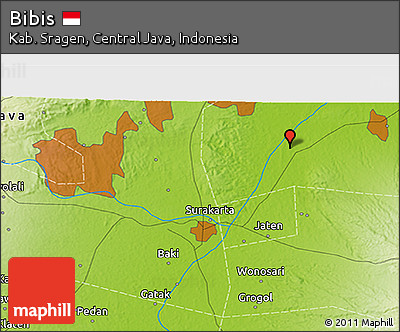 Physical 3D Map of Bibis