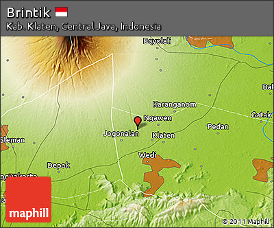 Physical 3D Map of Brintik