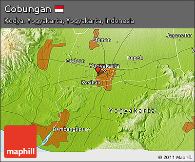 Physical 3D Map of Cobungan