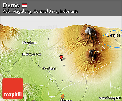 Physical 3D Map of Demo