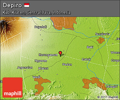 Physical 3D Map of Depiro