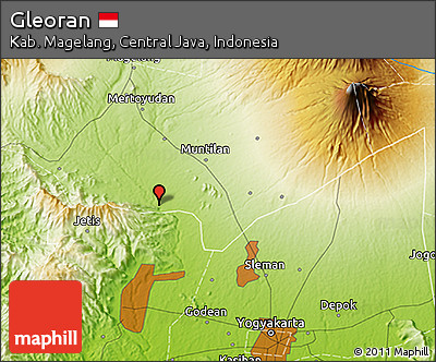 Physical 3D Map of Gleoran
