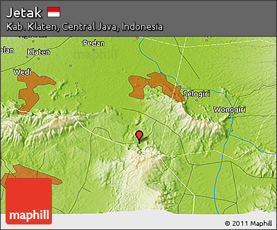 Physical 3D Map of Jetak