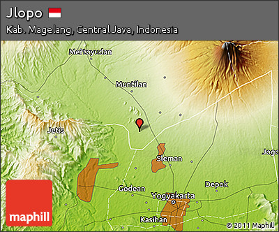 Physical 3D Map of Jlopo