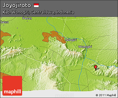 Physical 3D Map of Joyojiroto