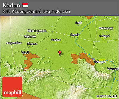Physical 3D Map of Kaden