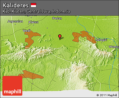 Physical 3D Map of Kalideres