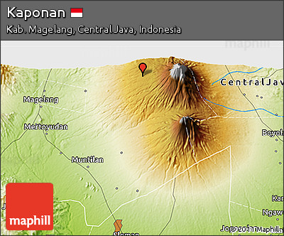 Physical 3D Map of Kaponan