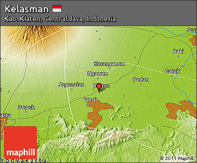 Physical 3D Map of Kelasman