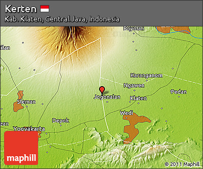 Physical 3D Map of Kerten