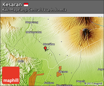 Physical 3D Map of Kesaran