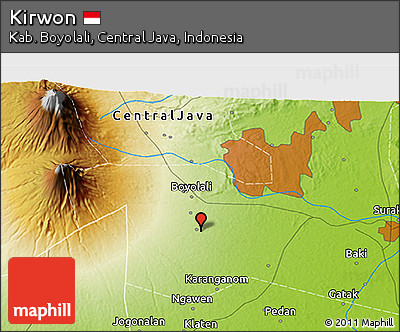 Physical 3D Map of Kirwon