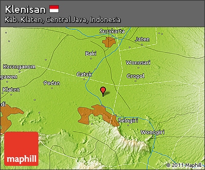 Physical 3D Map of Klenisan