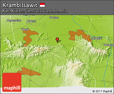 Physical 3D Map of Krambilsawit