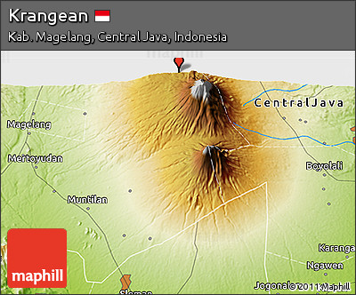 Physical 3D Map of Krangean