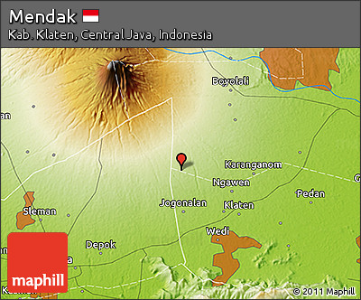 Physical 3D Map of Mendak