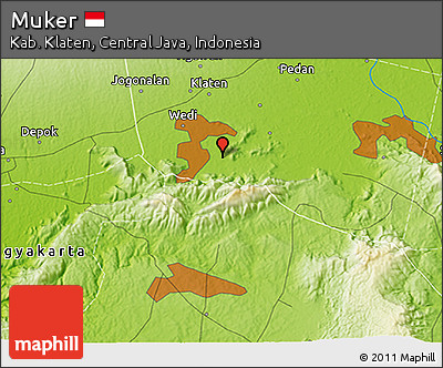 Physical 3D Map of Muker