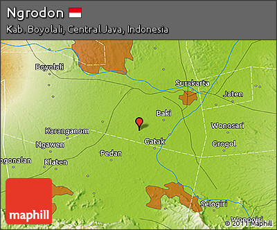 Physical 3D Map of Ngrodon