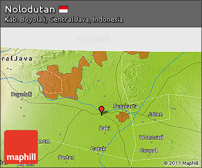 Physical 3D Map of Nolodutan