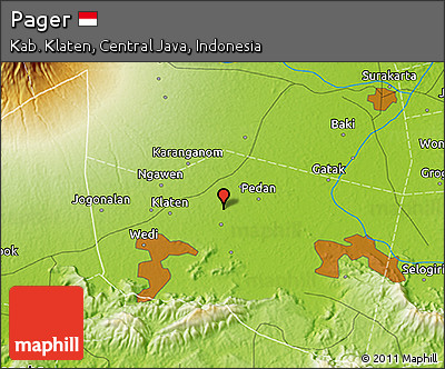 Physical 3D Map of Pager