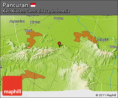 Physical 3D Map of Pancuran