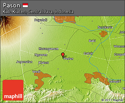 Physical 3D Map of Pason
