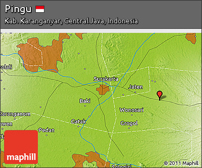 Physical 3D Map of Pingu