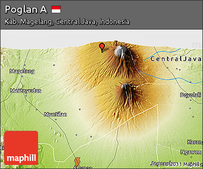 Physical 3D Map of Poglan A