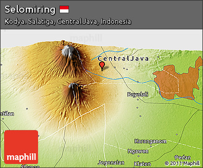 Physical 3D Map of Selomiring