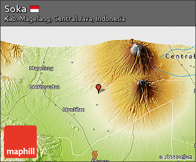 Physical 3D Map of Soka